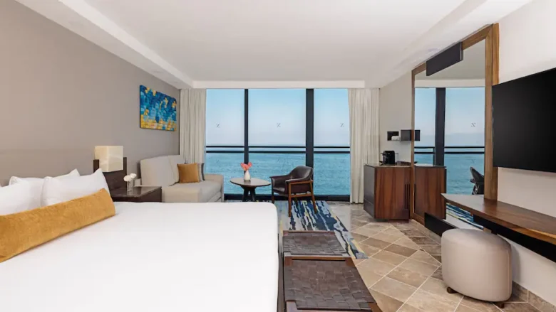Oceanfront King room with king bed and direct Pacific Ocean views at Hyatt Ziva Puerto Vallarta.